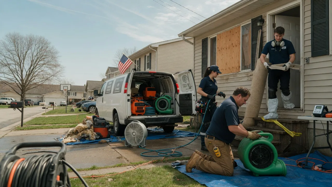 Water Damage Restoration in Burdick, KS near me